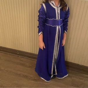 Girls Moroccan Kaftan dress